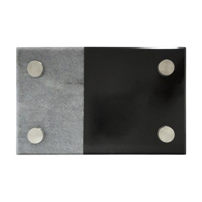 Gray/Jet Black Combination Marble Sign (8"x?"x5")