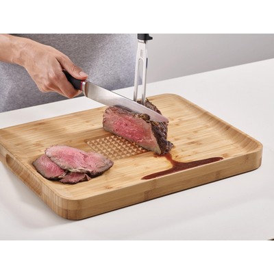 Joseph Joseph Cut & Carve Bamboo Cutting Board