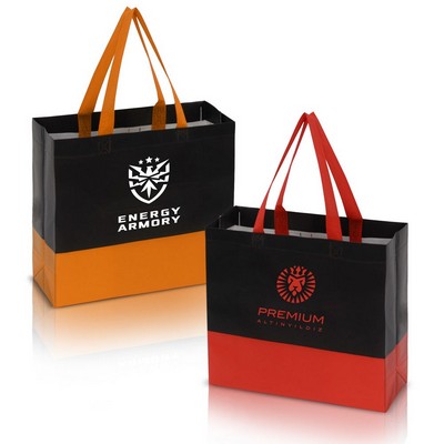 Two Tone Laminated Non Woven Tote Bag