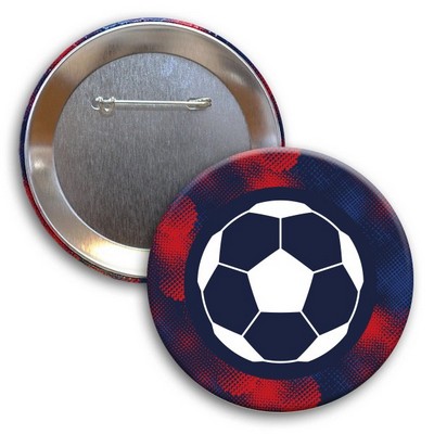 3 Diam Round Button w/ Pin