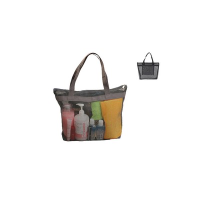 Handheld Mesh Beach Bag