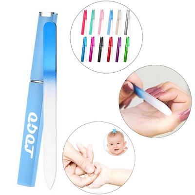 Crystal Glass Nail File W/ Case
