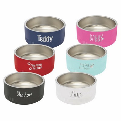 64 Oz. Stainless Steel Pet Bowl