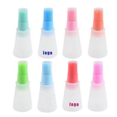 Silicone Oil Bottle with Brush
