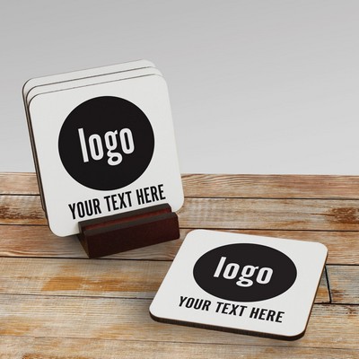 Personalized Corporate Logo Coasters