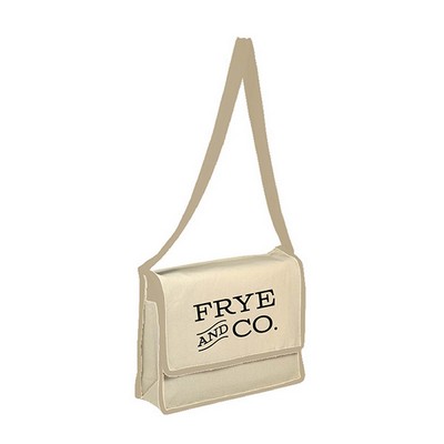 Canvas Messenger Bag ( 13"W X 13"H )