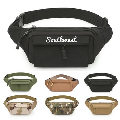 Camouflage Multi-Pocket Fanny Pack