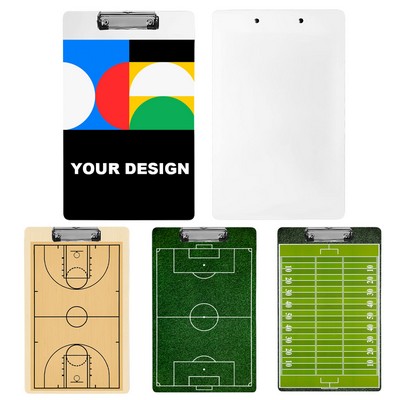 Full Color Basketball Soccer Clipboard for Coach
