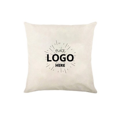 Full Color Custom Linen Throw Pillow