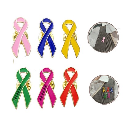 Ribbon Lapel Pin Badge