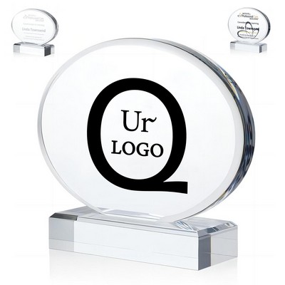 Oval Acrylic Award