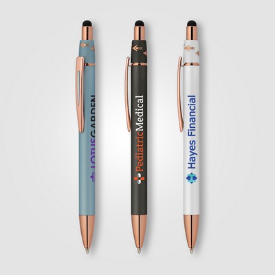 Orbit Spinner Metal Stylus Pen - Full-Color Inkjet