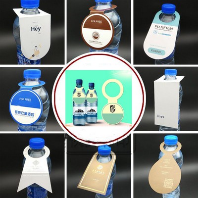 Custom Paper Hotel Water Bottle Hang Tags