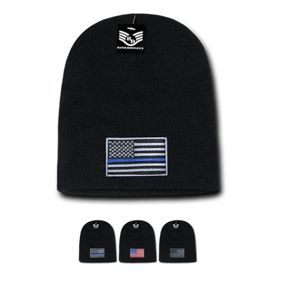America USA Flag Knit Beanie