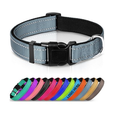 Neoprene Padded Nylon Pet Collar