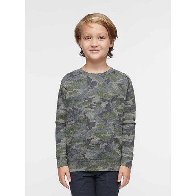 Live & Tell Youth Elevated Crew Neck Pullover Fleece Sweatshirt