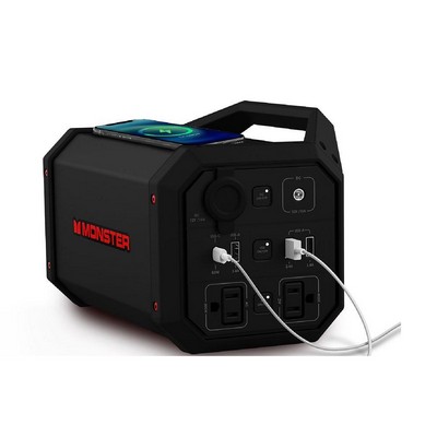 Monster Power Grid Portable Power Station Black