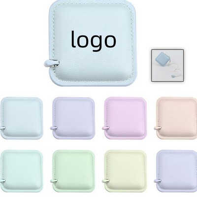 Square Leather Tape Measure