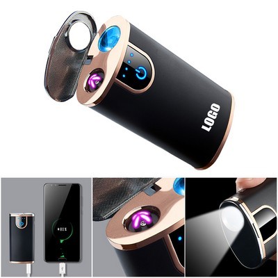 3" 1 Dual E-Arc Power Bank Flashlight