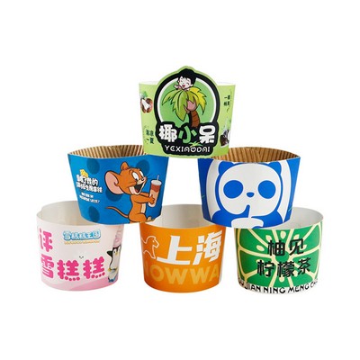 Custom Kraft Cup Sleeve