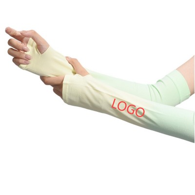 Gradient Cooling Sun Protection Sleeves with Thumbhole