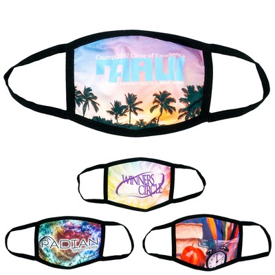 Two-Toned Full Color Fabric Face Mask