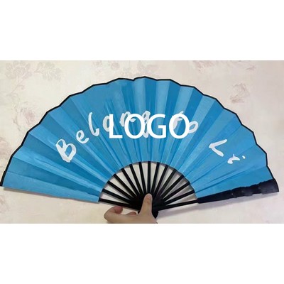 Double-Sided Fluorescent Chinese Folding Fan