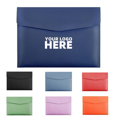 PU Leather Vertical Folder