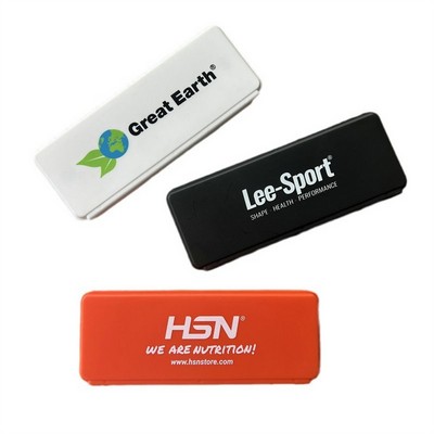 Double Layer Flip Cover Seven Compartment One Week 7 Days Medicine Box