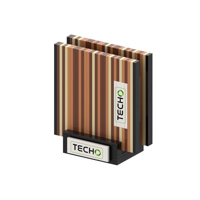 Striped Coaster Semi-Custom Stock Toy Brick Kit