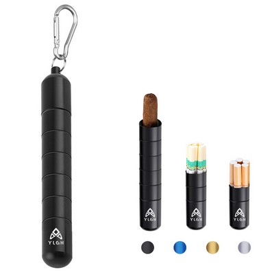 7.05 Inch Cigarette Tube Holder With Carabiner