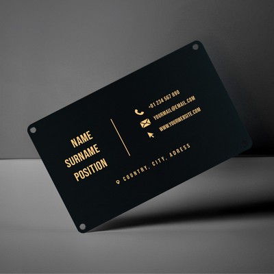 Aluminum Business Card (1mm thick)