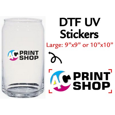 Custom DTF UV Large Stickers