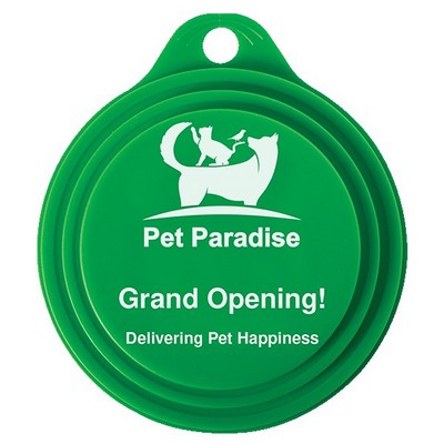 Green Pet Canned Food Lid (3.375" x 0.5")