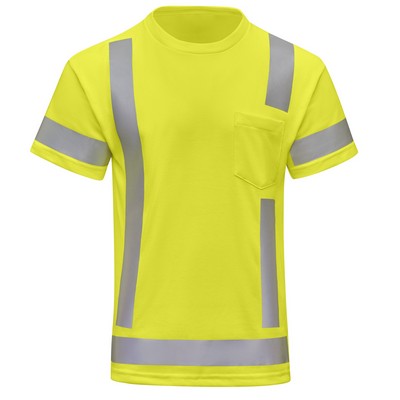 Red Kap® Hi-Visibility Short Sleeve Performance Core Tee, Type R, Class 3