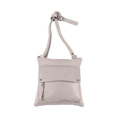 Champs Luggage Crème Leather Rfid Organizer Crossbody Size 10"X10"X1"