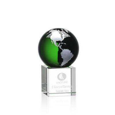 Haywood Globe Award - Green/Silver