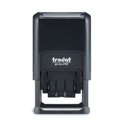 Trodat® Printy Dater Rectangle Self Inking 2-Color Stamp (1" x 1 5/8"), Customizable