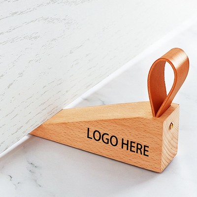 Hardwood Door Stoppers With Sling
