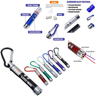 Multi-Function LED Carabiner