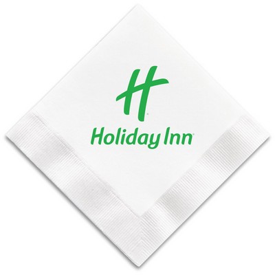 3-Ply White Beverage Napkin, FSC Certified - High Line
