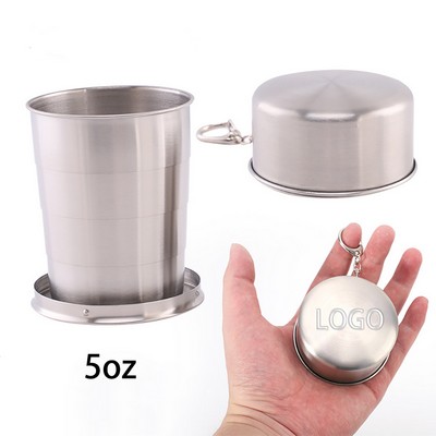 5 Oz. 304 Stainless Steel Collapsible Cup