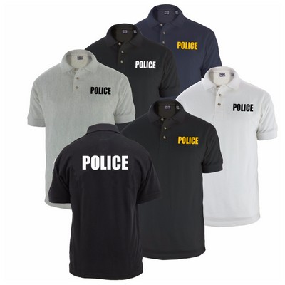 First Class Polycotton Police Polo Shirts