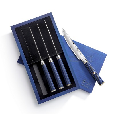 Cangshan 4-Piece Kita Series Steak Knife Set W/Ash Box