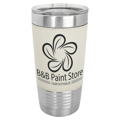 Polar Camel 20 oz. Laserable Leatherette Tumbler