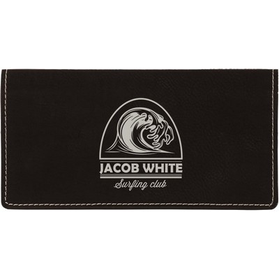 Leatherette Checkbook Cover