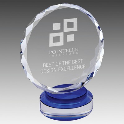 Facet Crystal on & Base