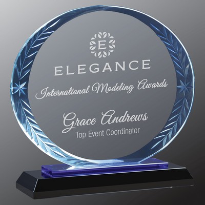 Oval Accent Glass on Base