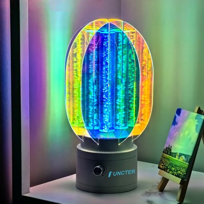 360 Rotating 3D Aurora Table Lamp Multicolor Night Light