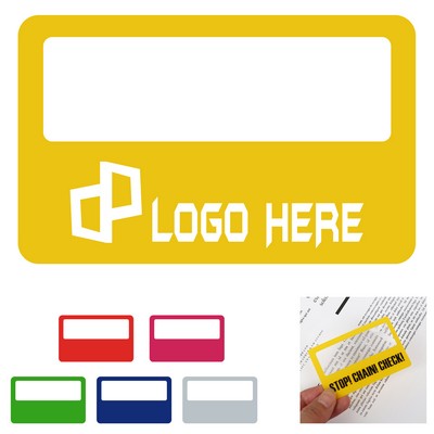 Credit Card Magnifier